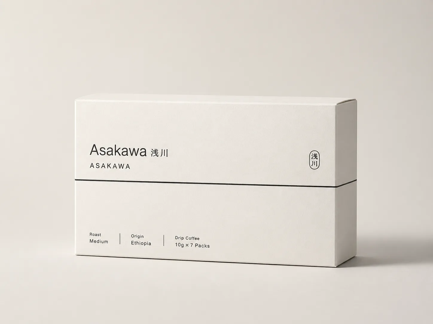Asakawa gift box — Ethiopia single-origin, 7 packs