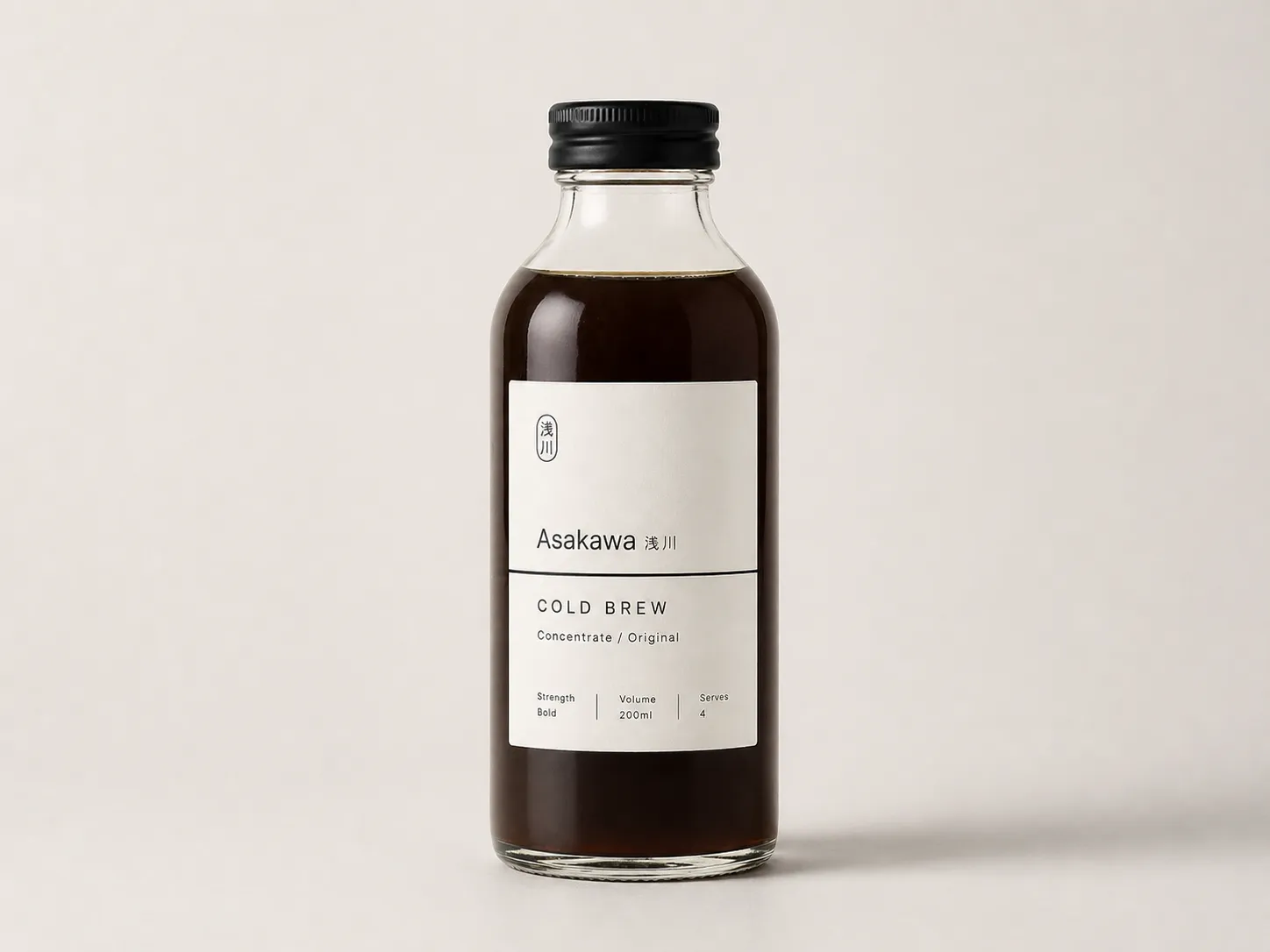 Asakawa cold brew concentrate — Original, 200ml