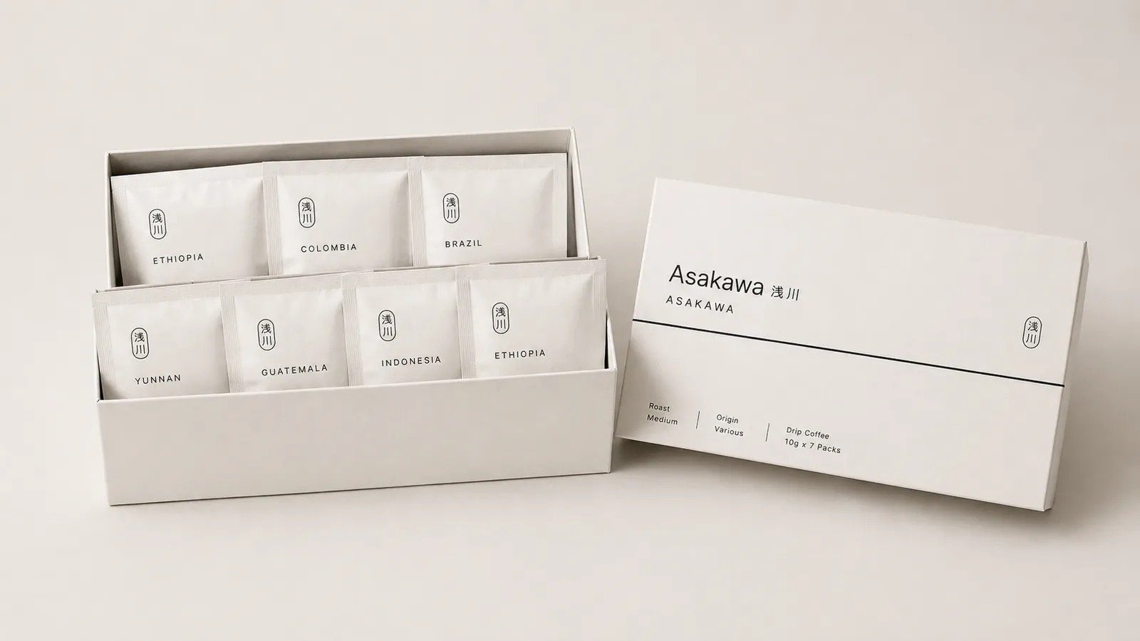 Asakawa Coffee — complete product family
