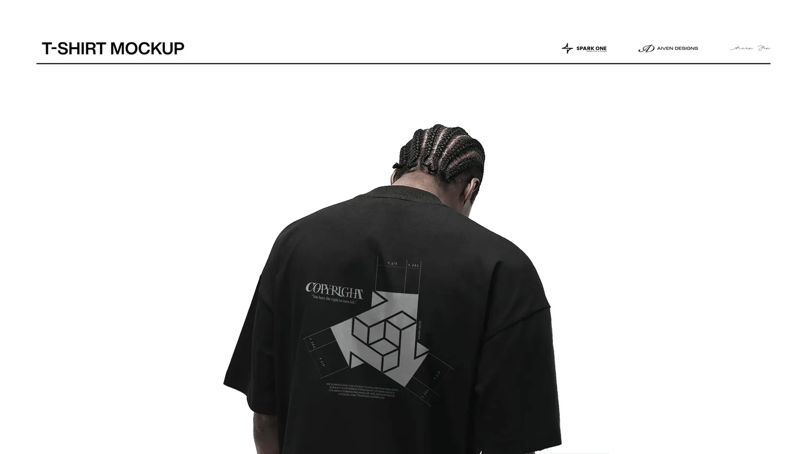 COPYRIGHT — brand guidelines for a clothing brand, picture 6 of 8