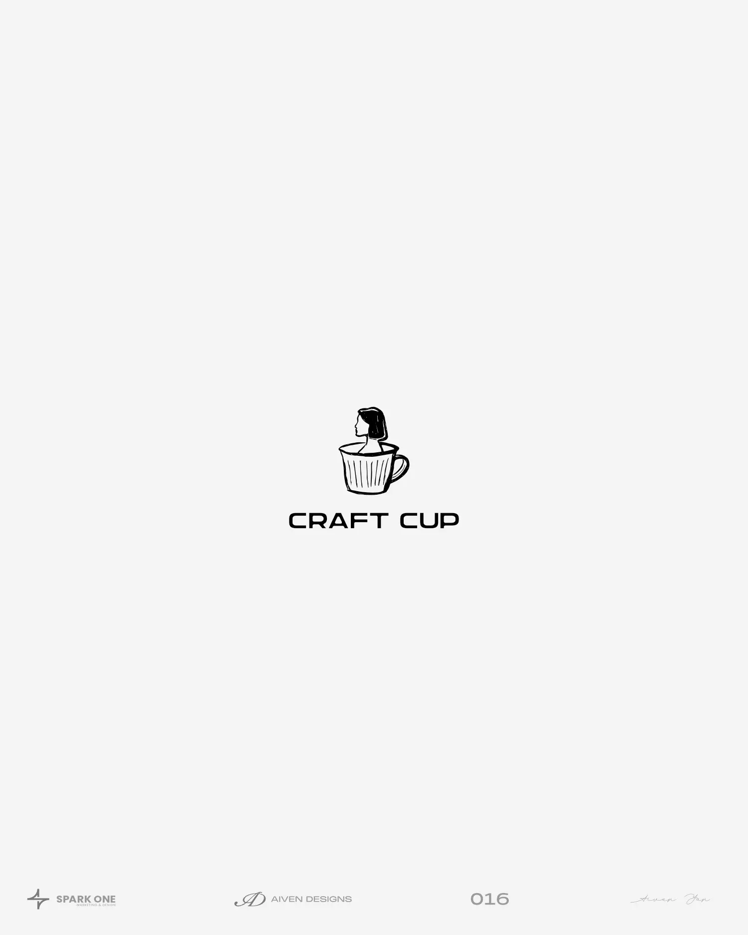Craft Cup：街区咖啡店的视觉识别（第 1 张，共 9 张）