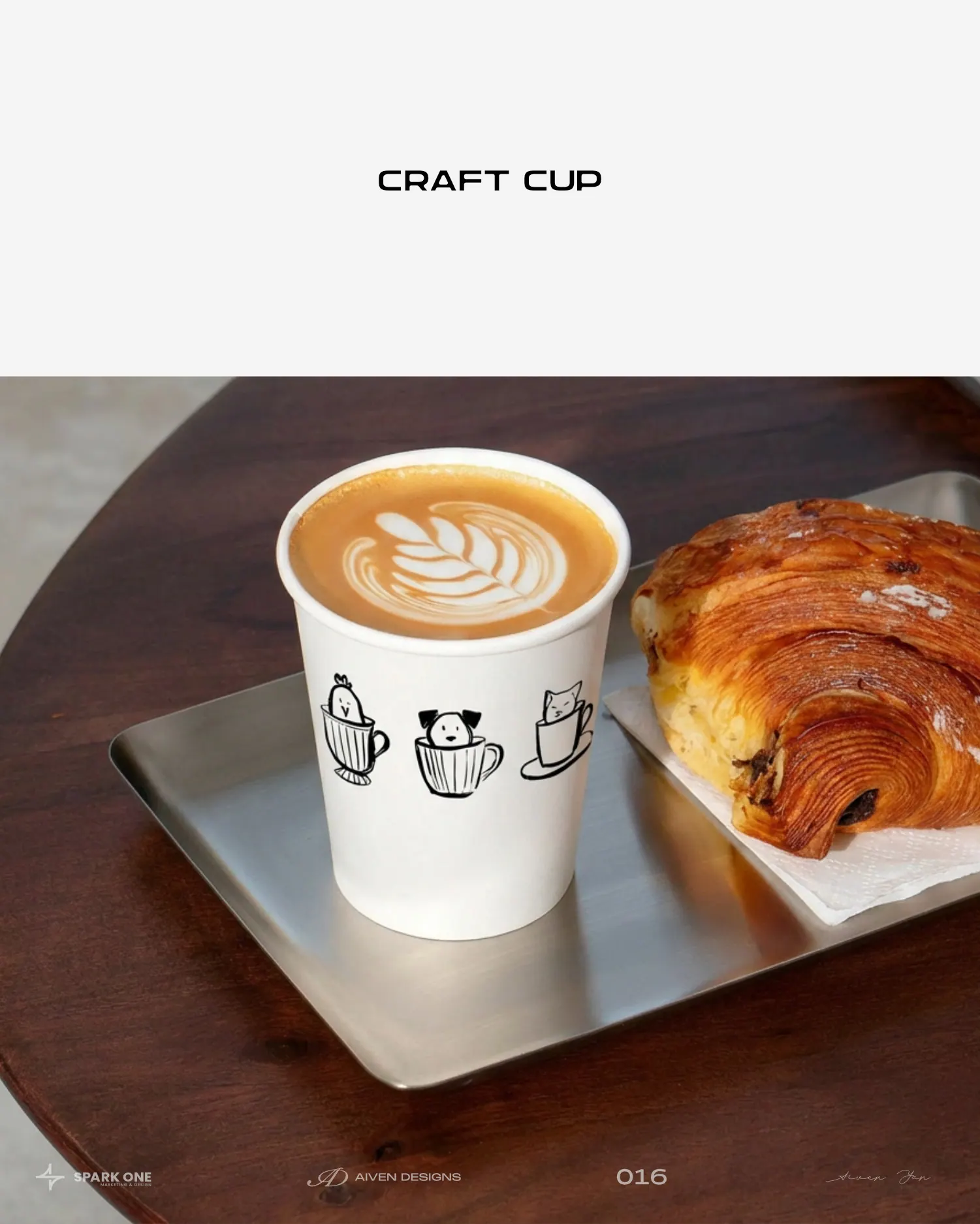 Craft Cup：街区咖啡店的视觉识别（第 2 张，共 9 张）