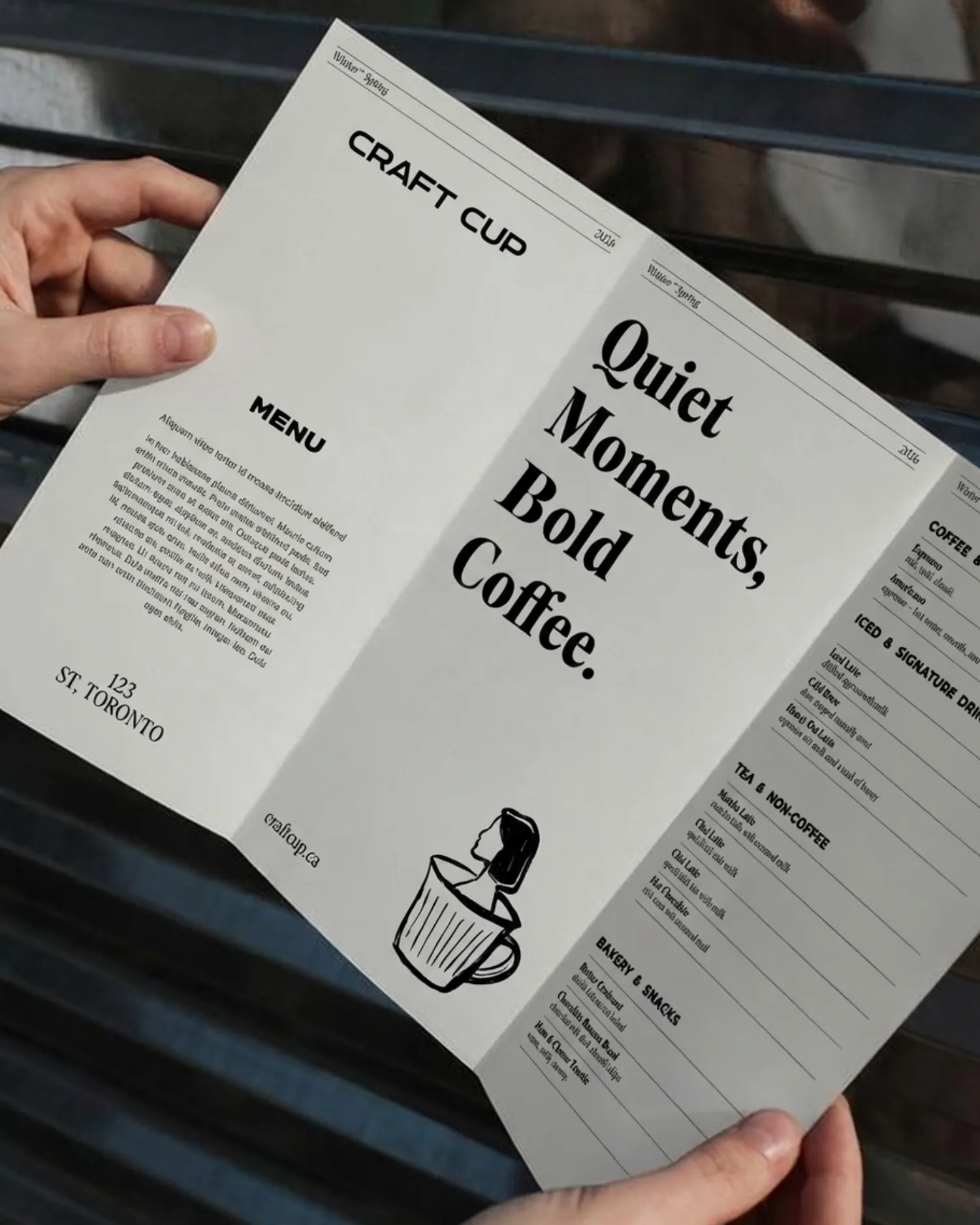 Craft Cup：街区咖啡店的视觉识别（第 4 张，共 9 张）