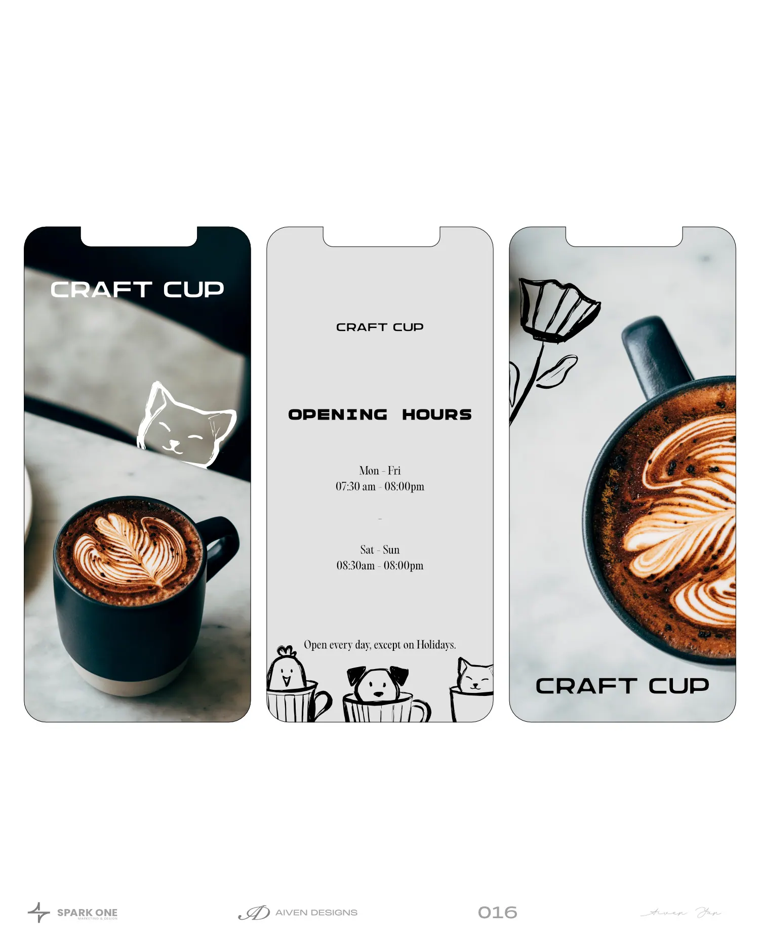 Craft Cup：街区咖啡店的视觉识别（第 5 张，共 9 张）