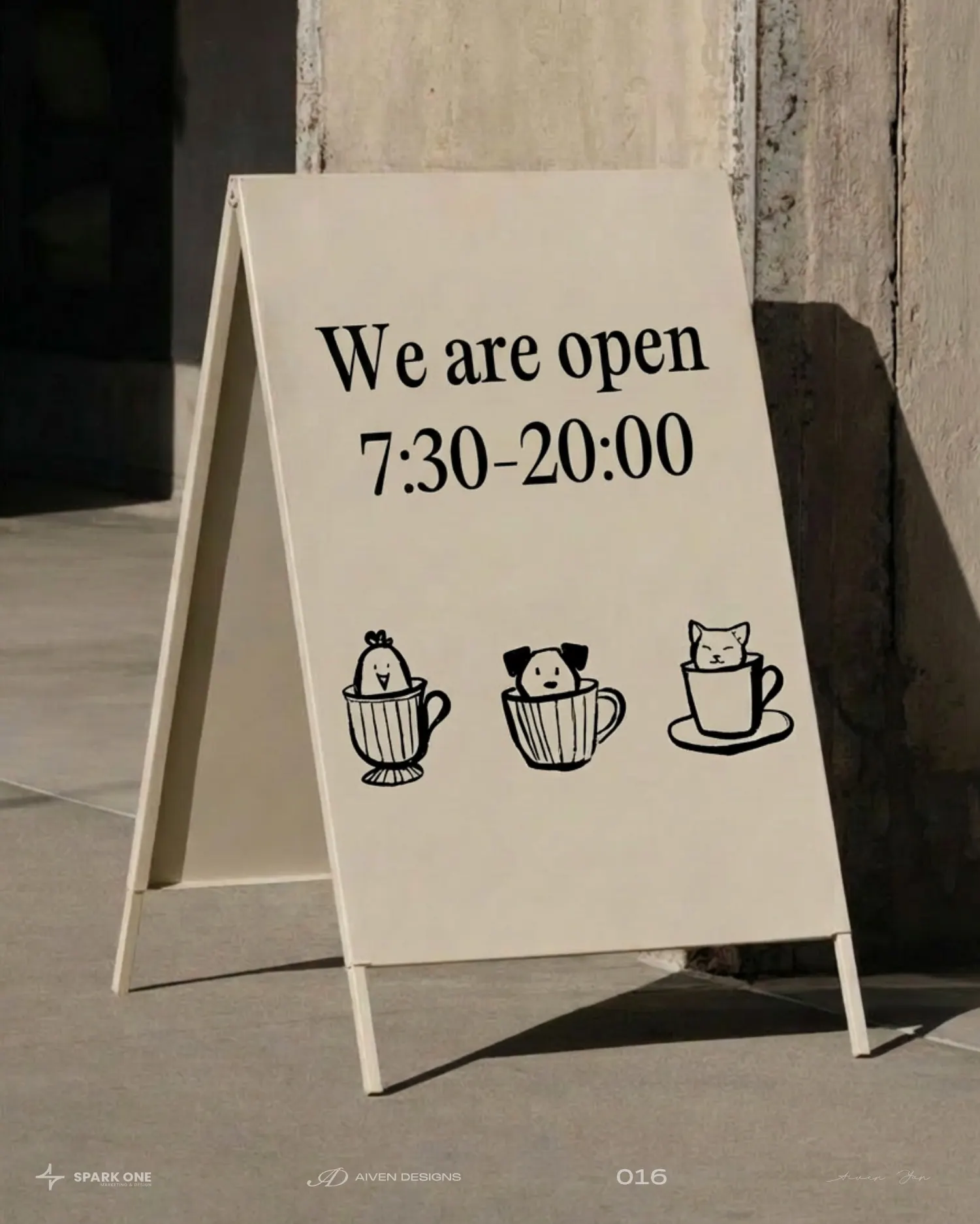 Craft Cup：街区咖啡店的视觉识别（第 6 张，共 9 张）