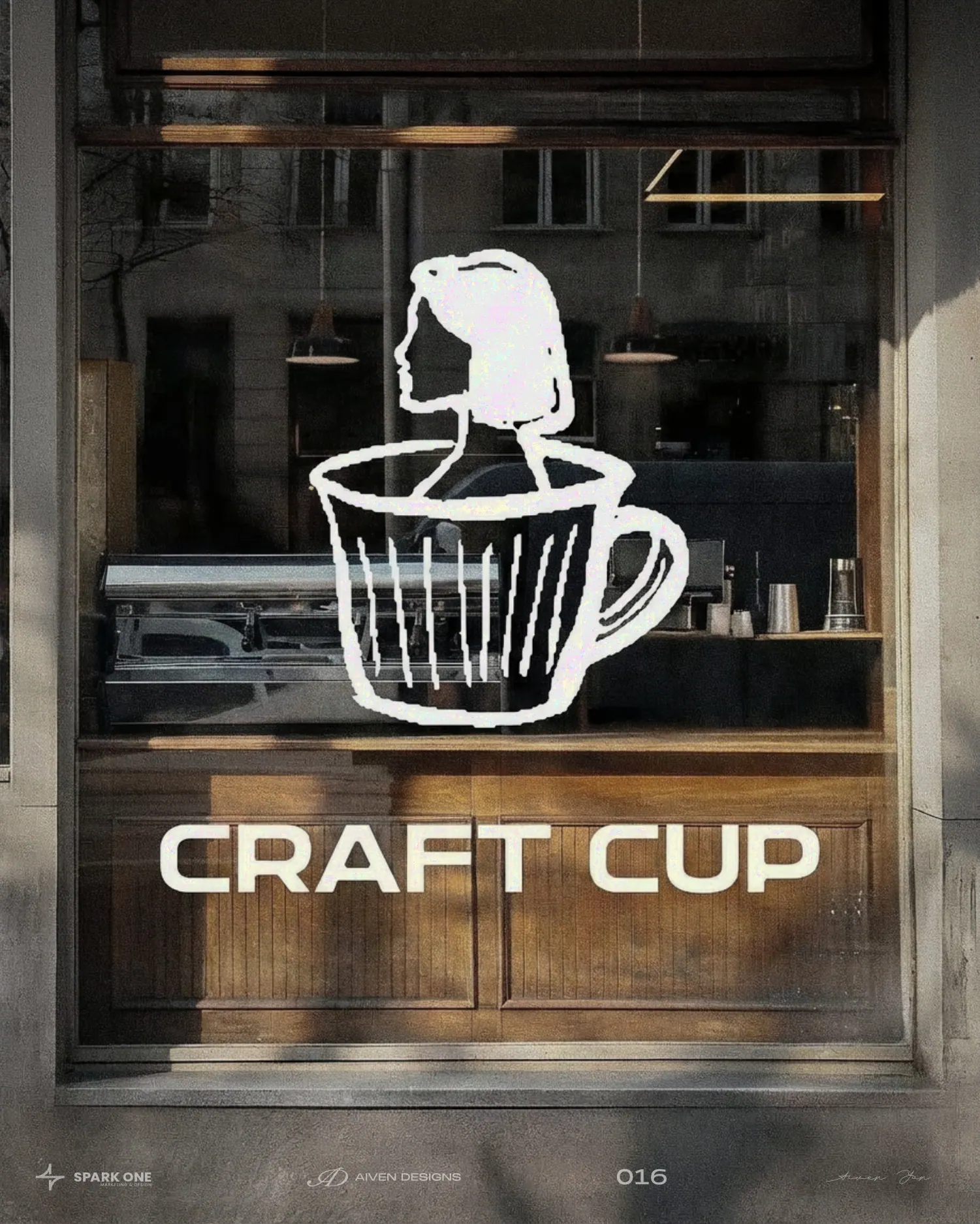 Craft Cup：街区咖啡店的视觉识别（第 9 张，共 9 张）