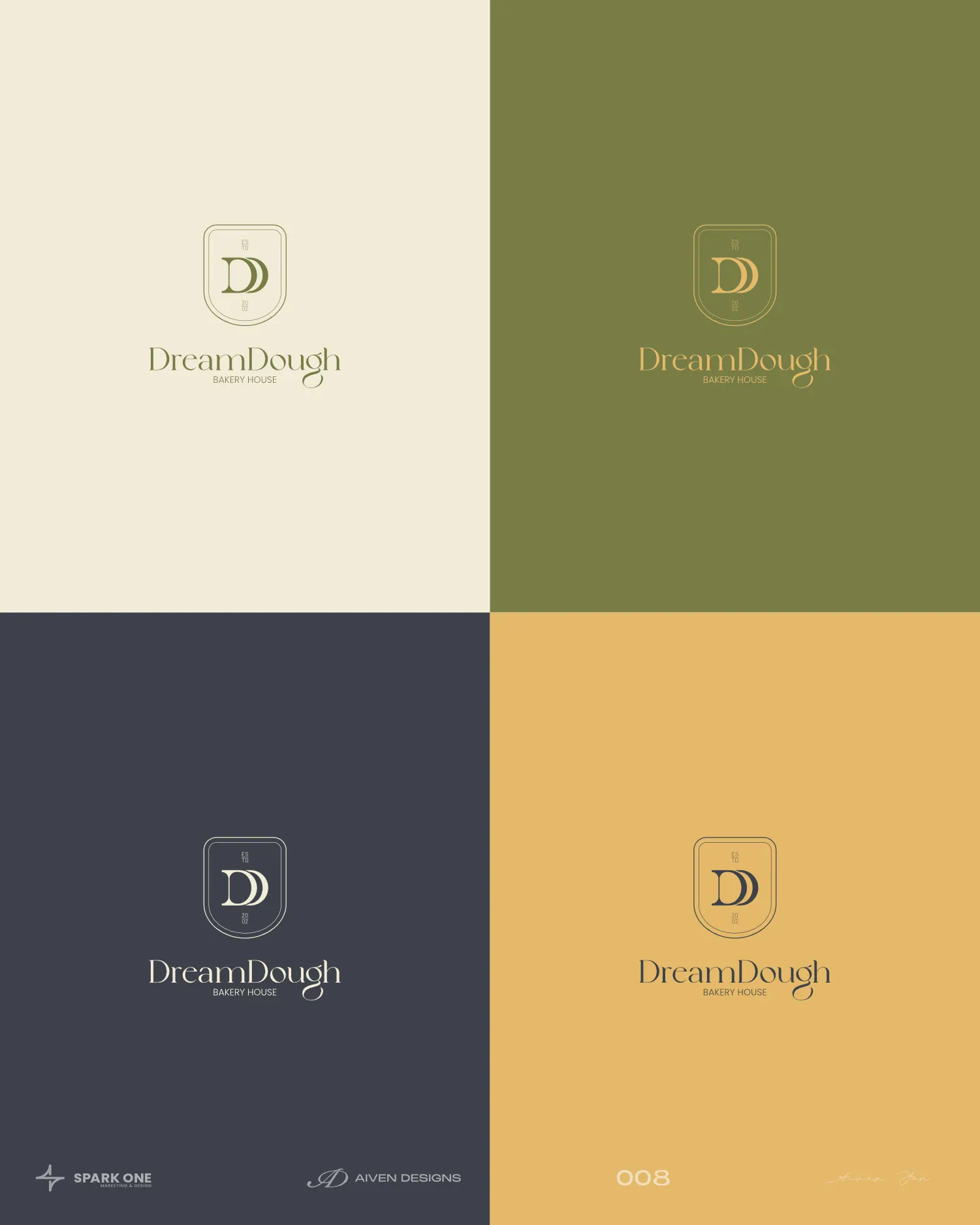 DreamDough — identity for a bakery, picture 2 of 10