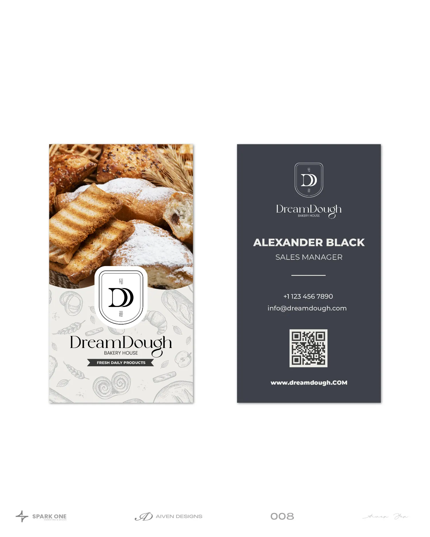 DreamDough — identity for a bakery, picture 6 of 10