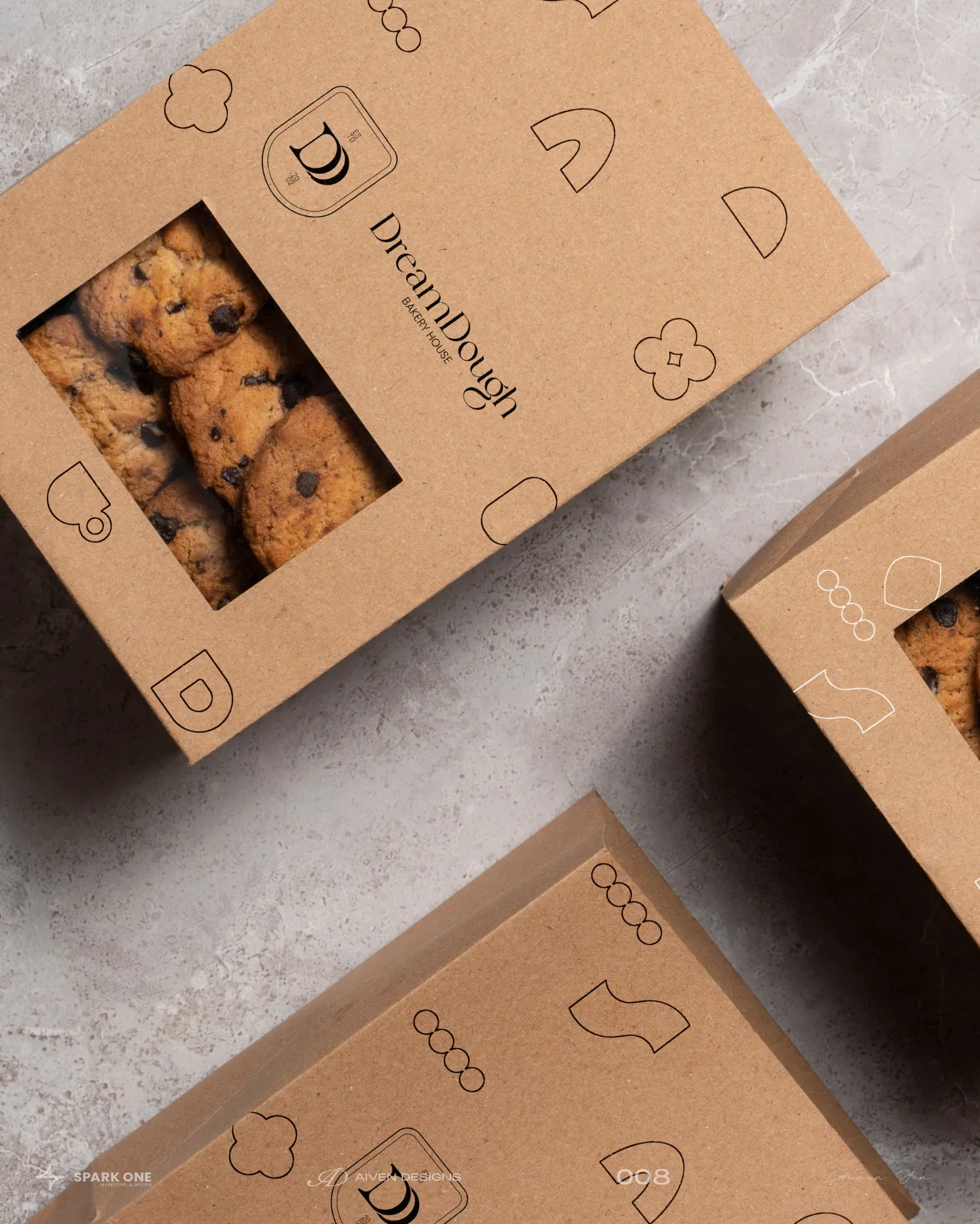DreamDough — identity for a bakery, picture 9 of 10