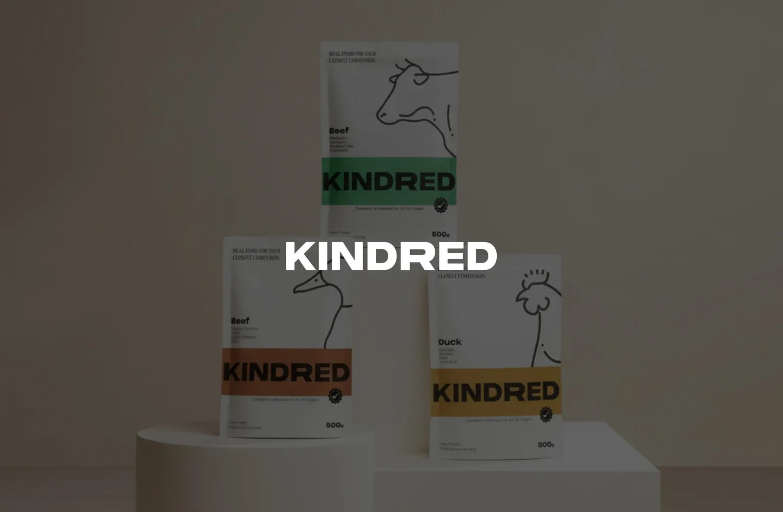Kindred — identity for a pet food brand, picture 1 of 10
