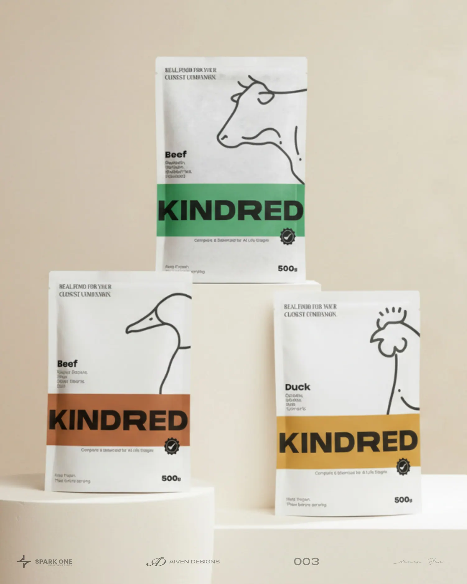 Kindred — identity for a pet food brand, picture 3 of 10