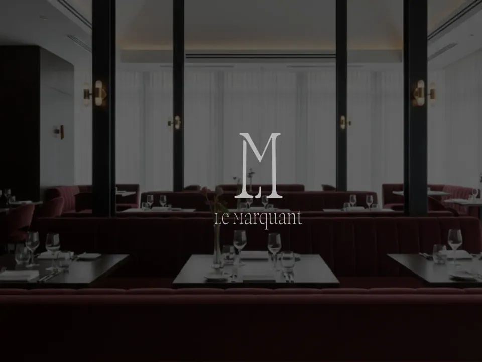 Le Marquant — identity for a fine-dining restaurant, picture 1 of 10
