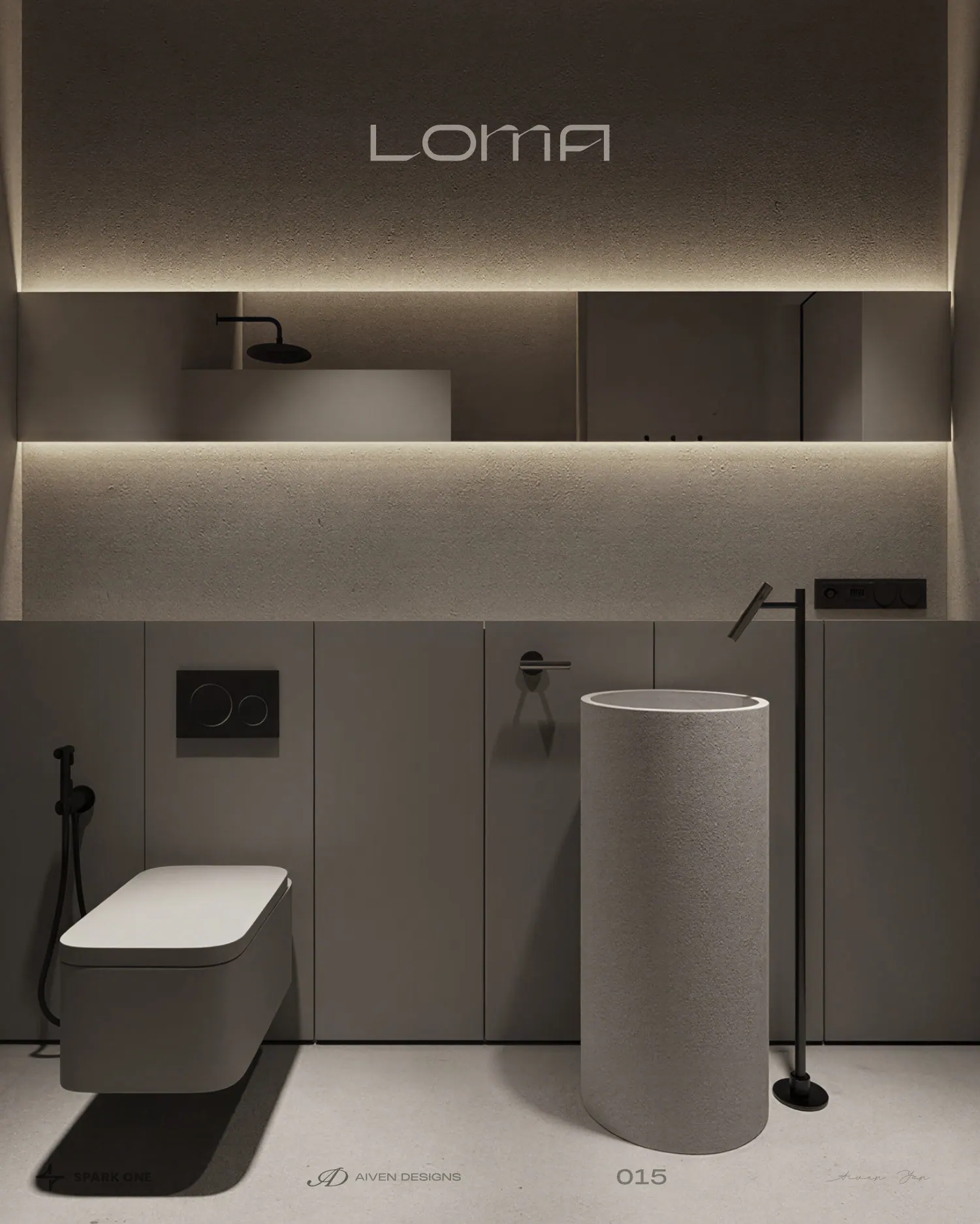 LOMA — identity for a bathroom and sanitary ware brand, picture 4 of 9