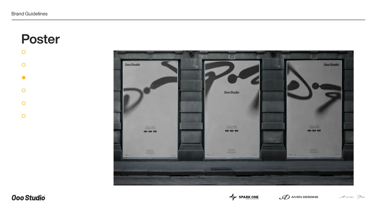Ooo Studio — brand guidelines for a creative studio, picture 6 of 6