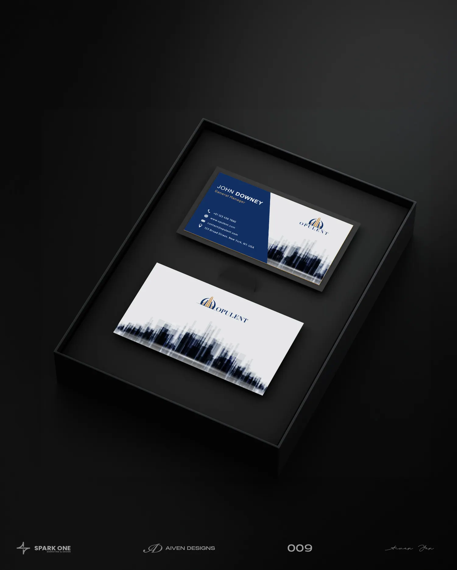 Opulent — identity for a real estate company, picture 4 of 10
