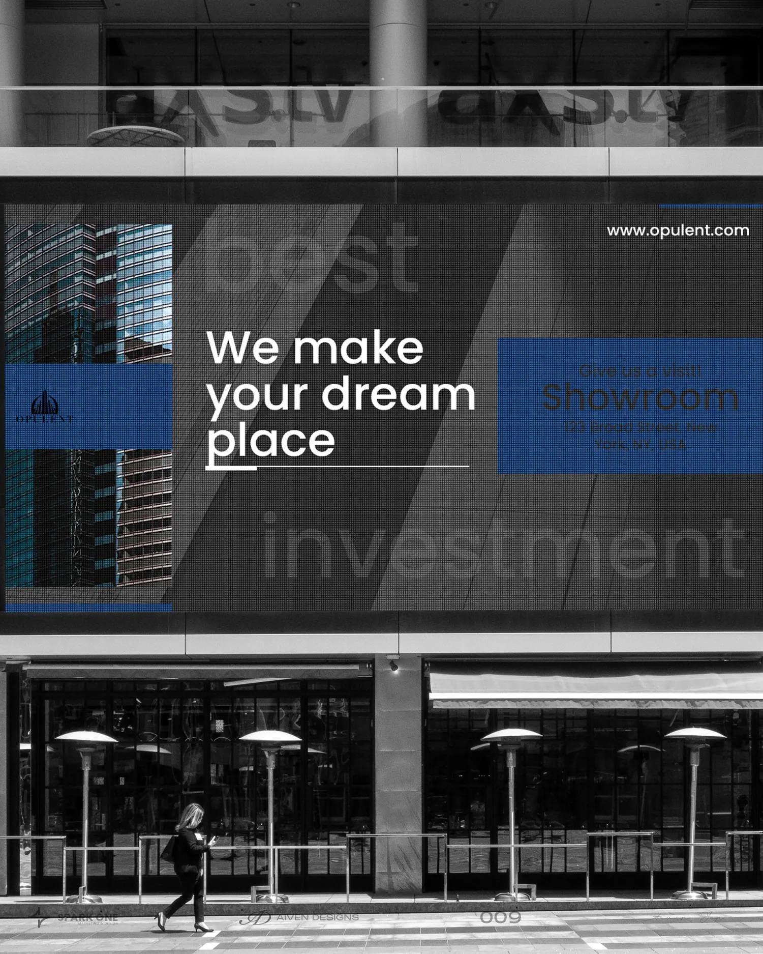 Opulent — identity for a real estate company, picture 6 of 10