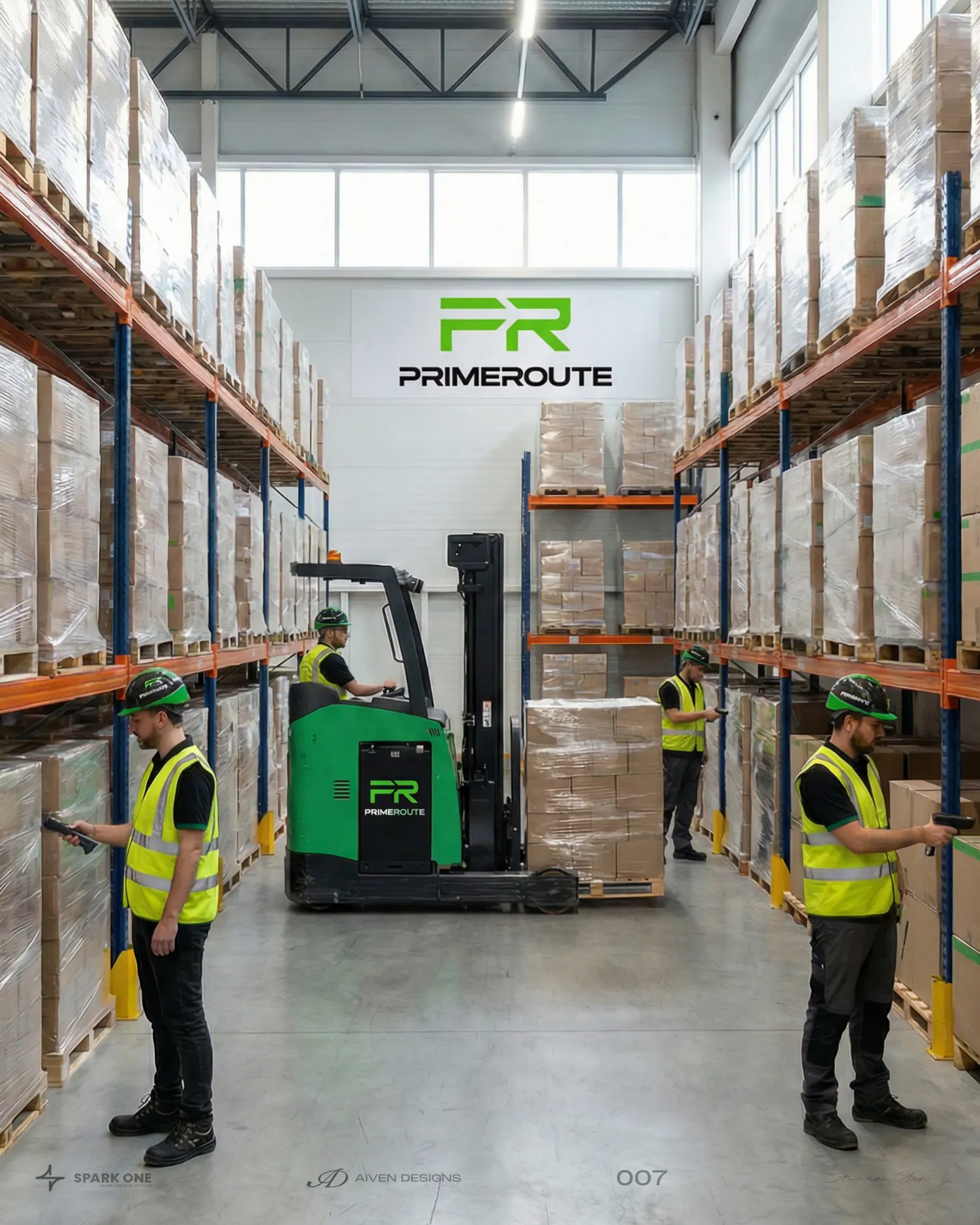 PrimeRoute — identity for a logistics company, picture 9 of 10