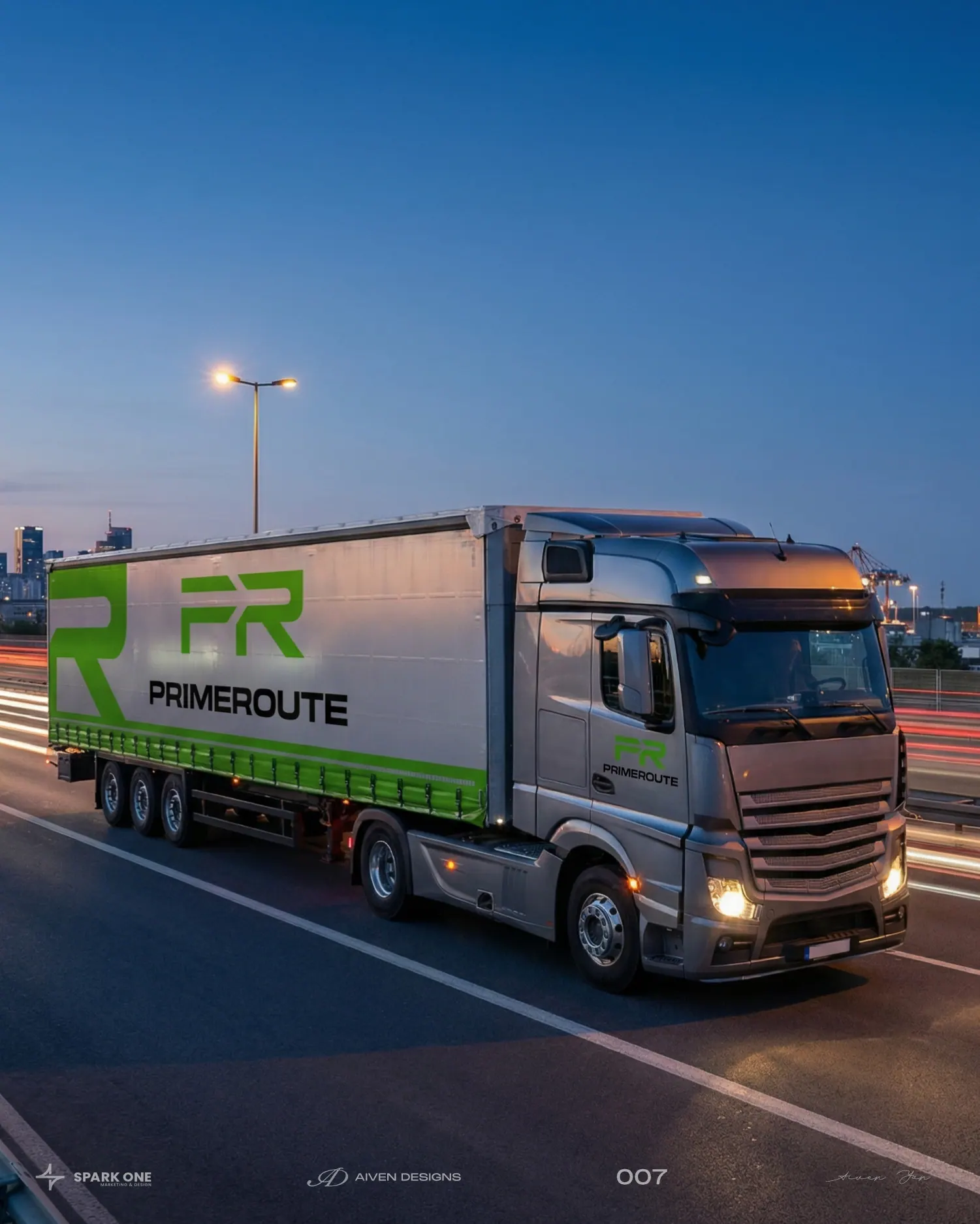 PrimeRoute — identity for a logistics company, picture 10 of 10