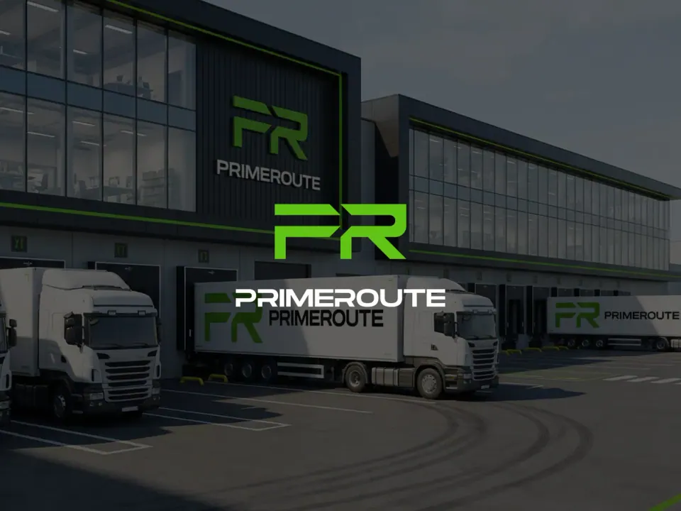 PrimeRoute — identity for a logistics company, picture 1 of 10