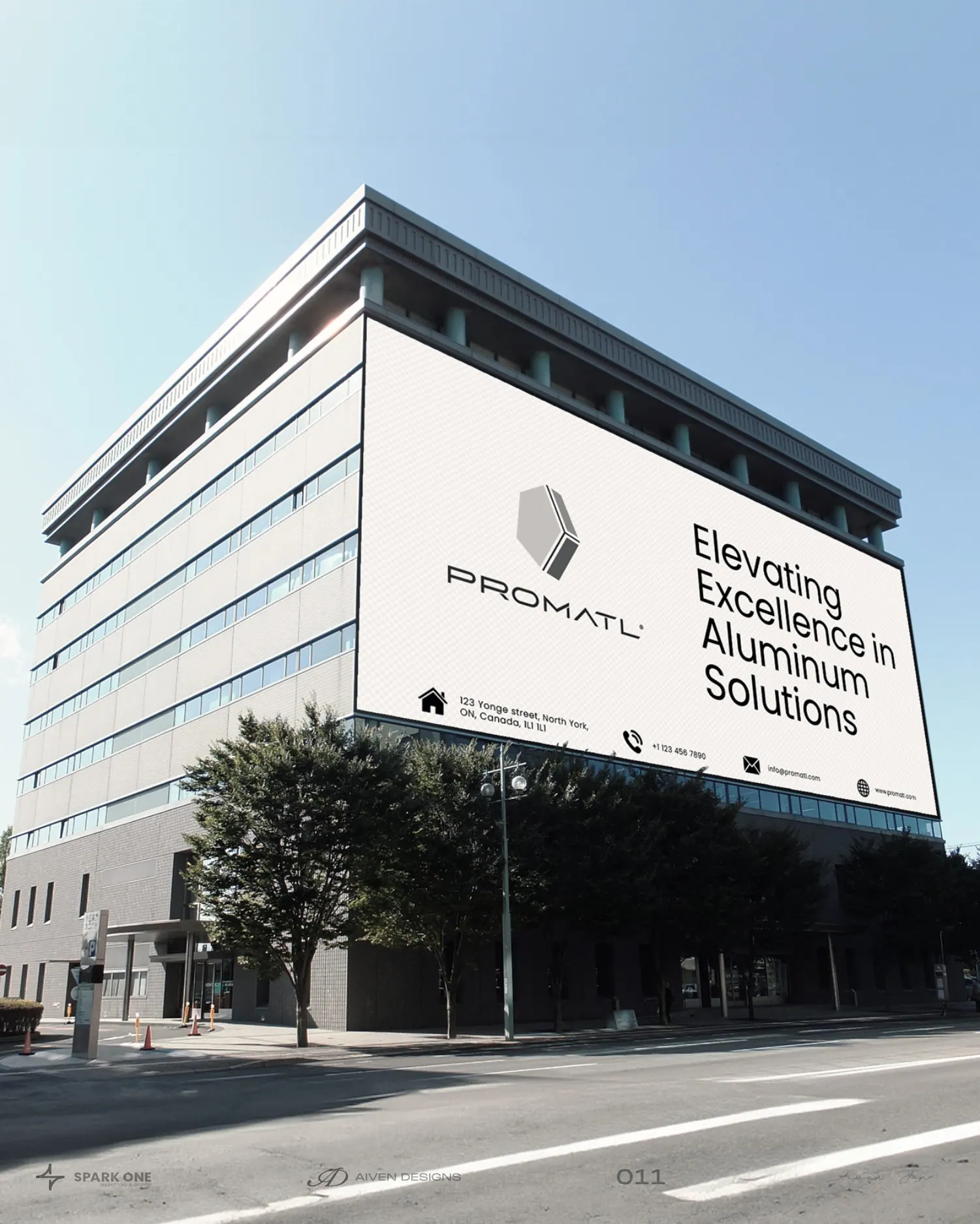 PROMATL — identity for a building materials supplier, picture 10 of 10