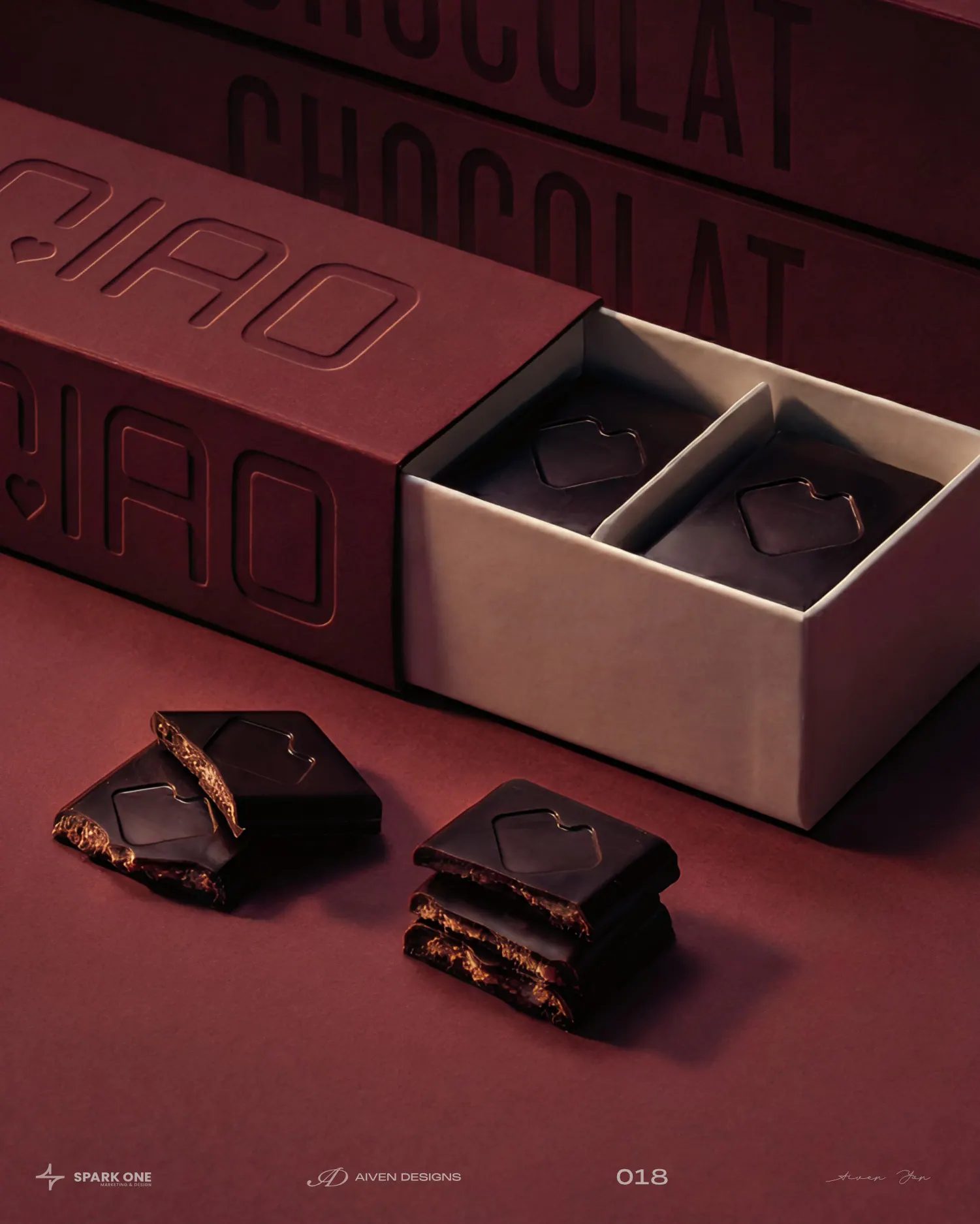 QIAO — identity for a premium chocolate brand, picture 7 of 9