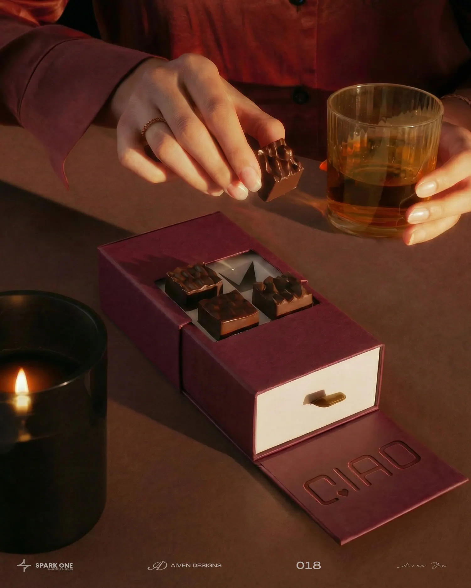 QIAO — identity for a premium chocolate brand, picture 9 of 9
