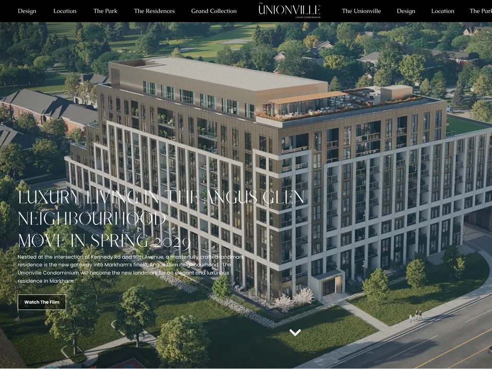 The Unionville — the picture of the building that opens the site’s home page