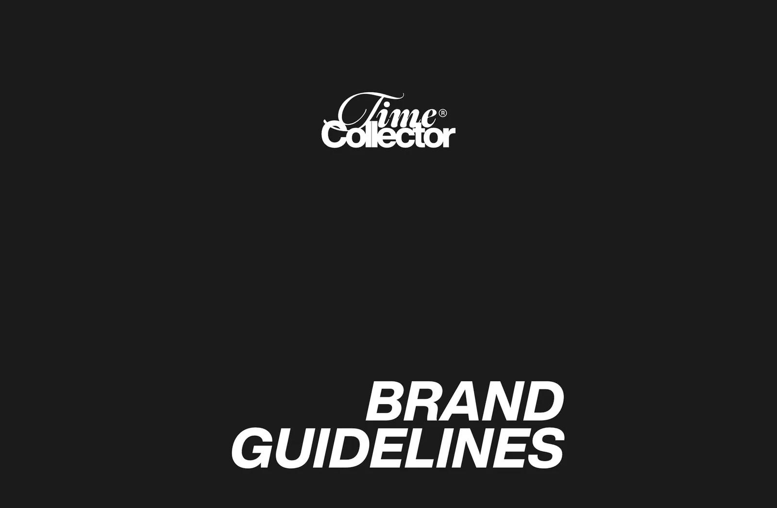 Time Collector — brand guidelines for a scented candle brand, picture 1 of 6